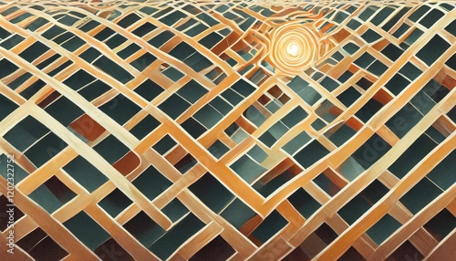 Pattern Backgrounds: An Infinite Maze of Optical Illusions photo