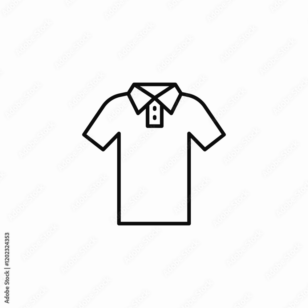 buttoned tshirt icon sign vector buttoned tshirt icon sign vector