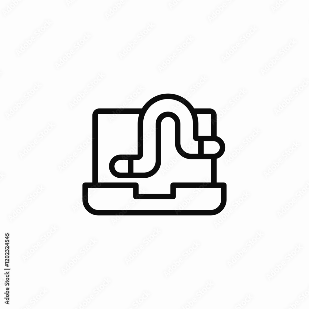 computer virus infection icon sign vector computer virus infection icon sign vector