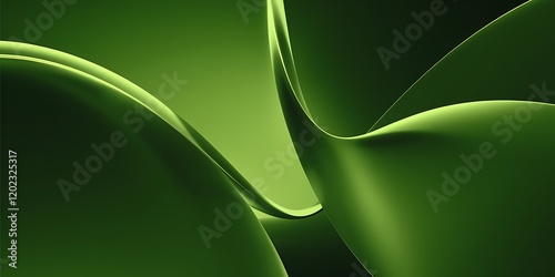  Green Abstract Design