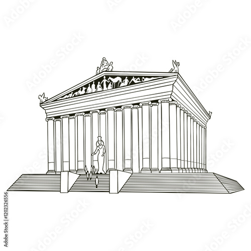 The Seven Wonders of Ancient WORLD - Temple of Artemis at Ephesus - Out line