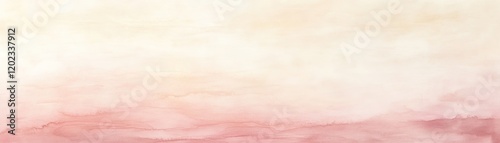 This serene watercolor ombre backdrop features a blend from blush pink to light beige, providing an artistic and calming feel. It is perfect for text overlays and romantic themes