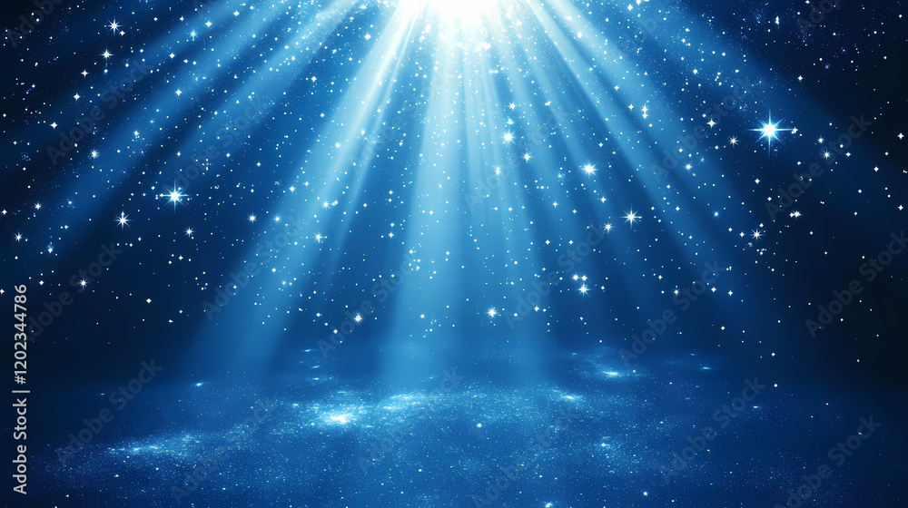 Blue light effect overlay on a background resembling a starry night sky , blue, light effect, overlay, background, starry, night. Celestial Starry Night. Illustration Blue light effect overlay on a background resembling a starry night sky , blue, light effect, overlay, background, starry, night. Celestial Starry Night. Illustration