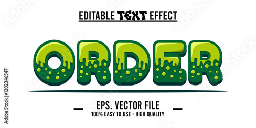 Order, edited and beautified words with cool illustrations for advertising needs, promotions, product sales advertisements. give a unique and modern impression to every visual displayed. EPS file