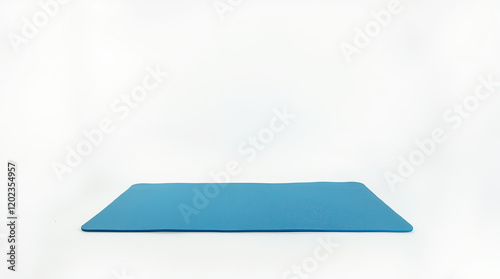 A mat for sports or yoga on a white background.