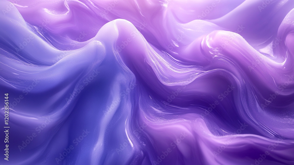 Fototapeta premium Colorful swirling patterns with shades of purple and blue create a mesmerizing background
