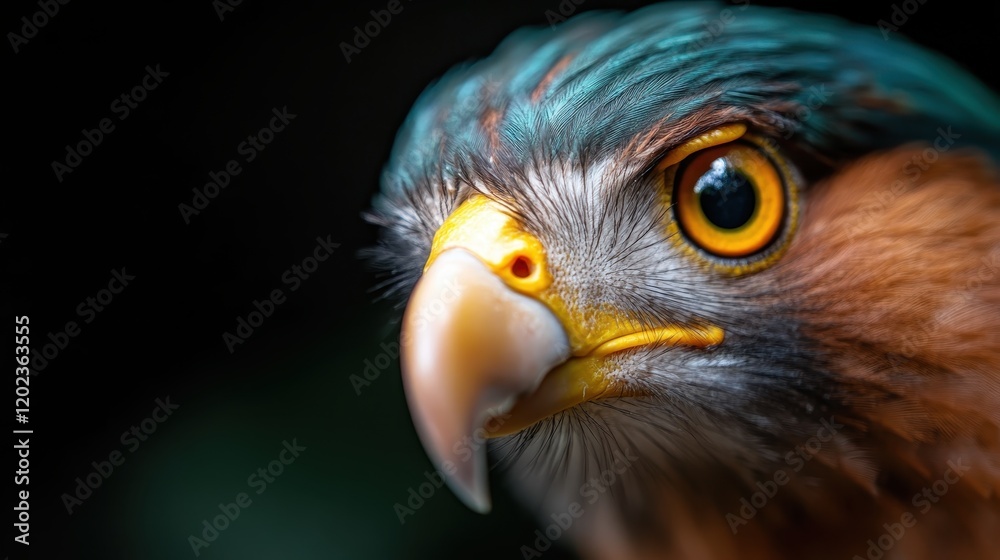 custom made wallpaper toronto digitalA stunning portrait of a vibrant bird depicting its striking features and colorful plumage, capturing the essence of wildlife artistry in this close-up.