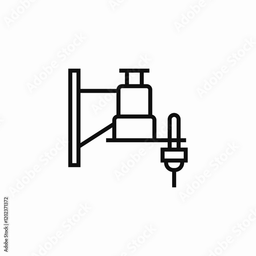 engraving laser icon sign vector