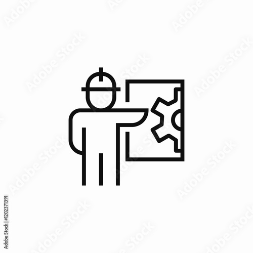 factory settings icon sign vector
