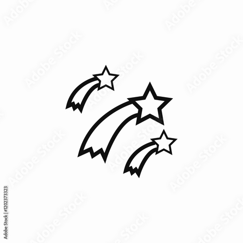 shiny stars icon sign vector