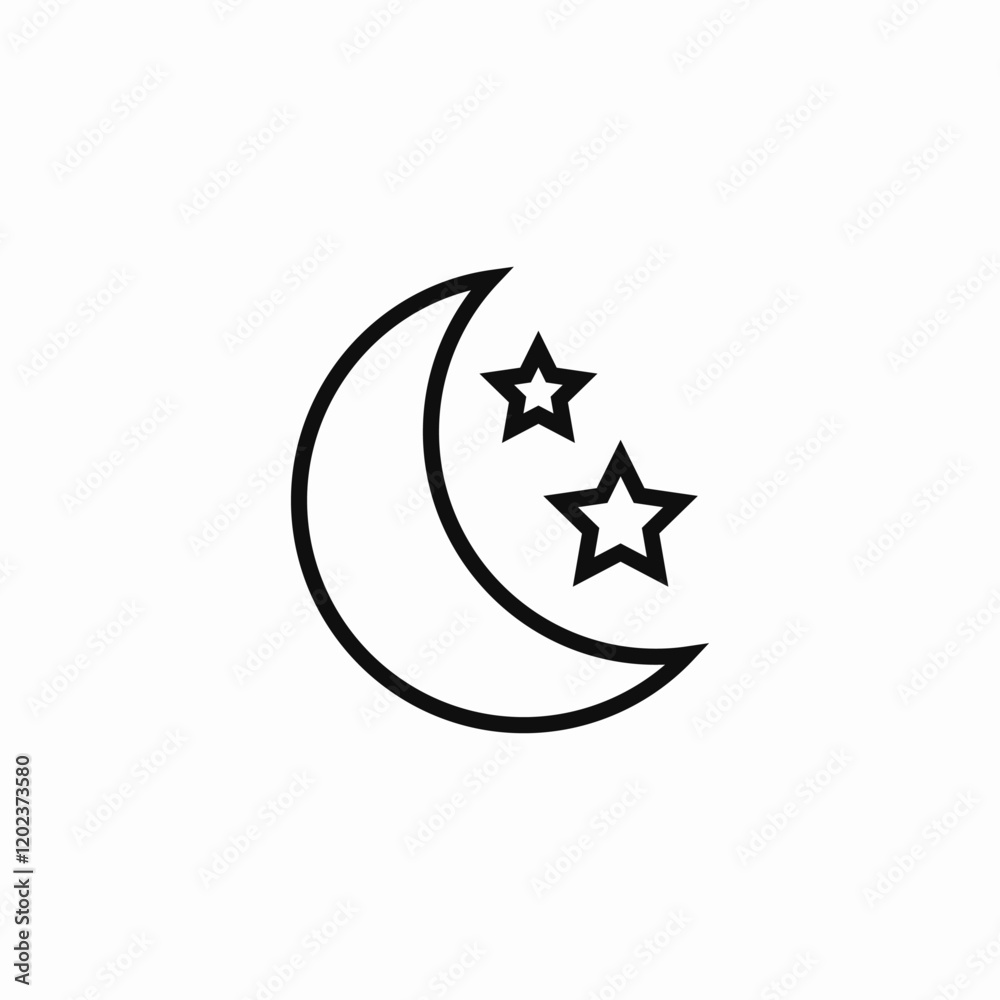 starry sky icon sign vector starry sky icon sign vector