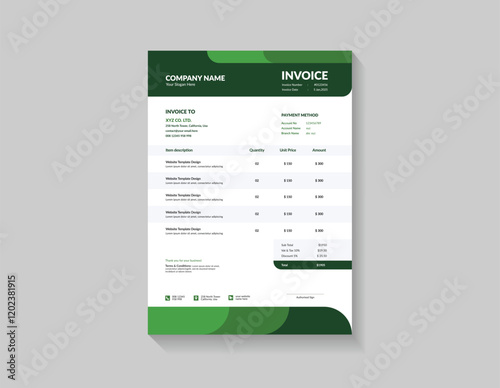 Stylish Invoice Template for Small Businesses