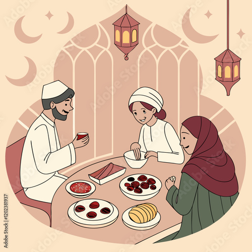 Iftar is the meal that Muslims eat to break their fast at sunset during the holy month of Ramadan. It is an important and cherished time for family, community, and reflection. The meal traditionally b