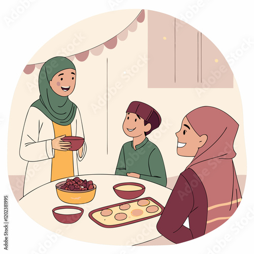 Iftar is the meal that Muslims eat to break their fast at sunset during the holy month of Ramadan. It is an important and cherished time for family, community, and reflection. The meal traditionally b