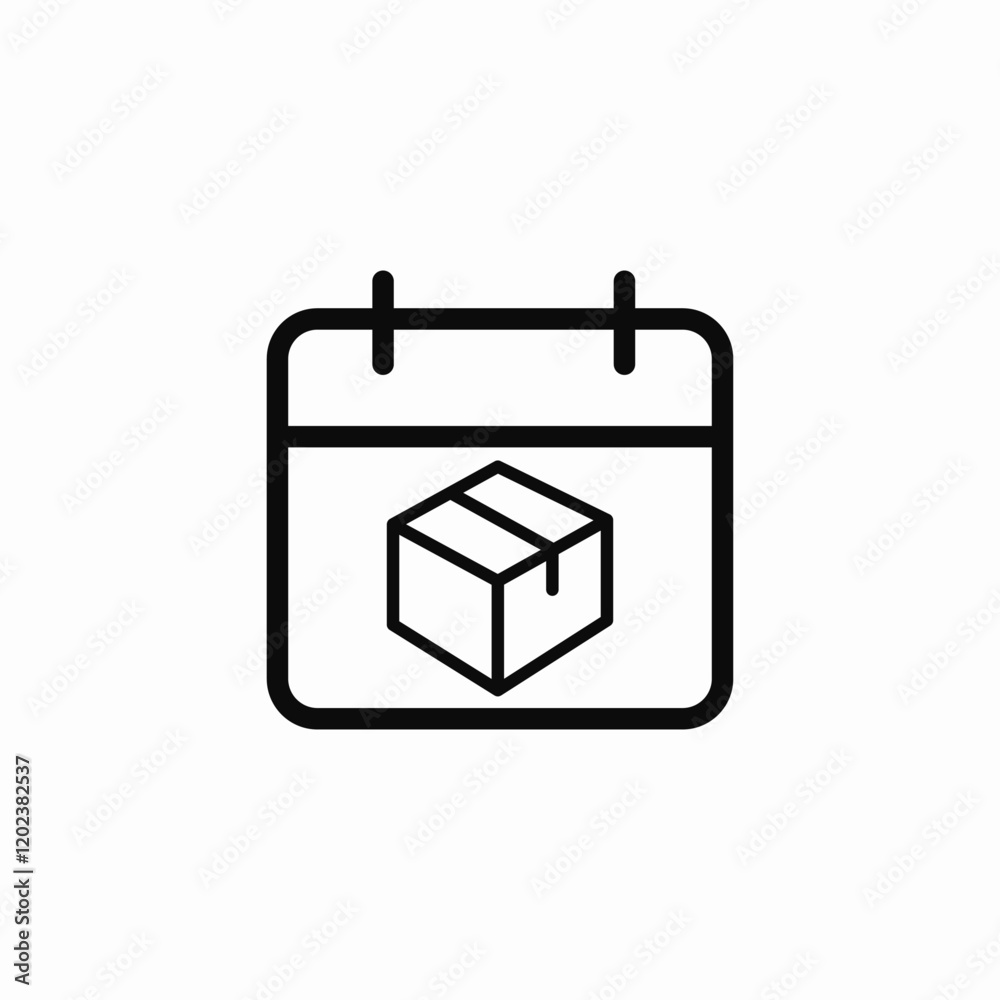 scheduled delivery icon sign vector scheduled delivery icon sign vector