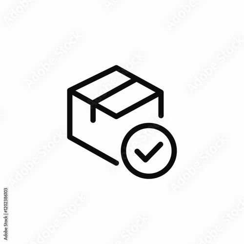 successful delivery icon sign vector