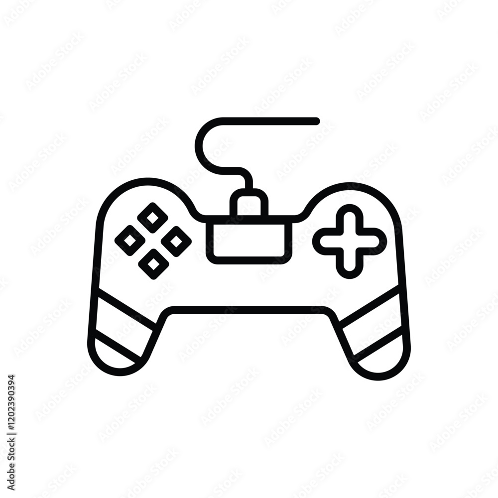 Game Pad vector icon stock illustration Game Pad vector icon stock illustration