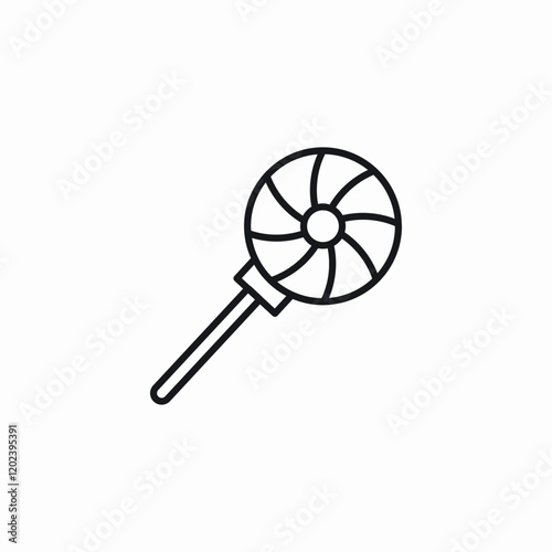 lolipop candy icon sign vector