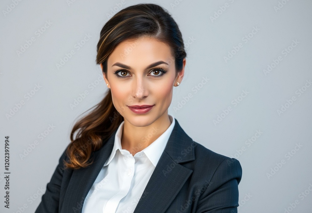Portrait of a strong woman in formal attire Portrait of a strong woman in formal attire