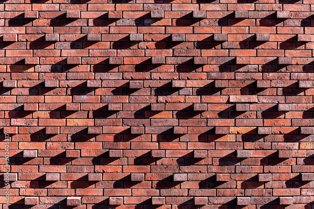 Texture background with many bricks and shadows. Texture background with many bricks and shadows.