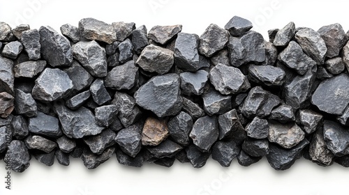 Dark Textured Rocks for Construction and Landscaping Projects