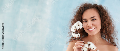 Beautiful young woman with ...
