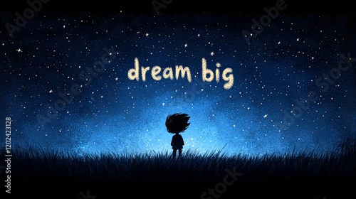 Dream Big Inspiring Illustration