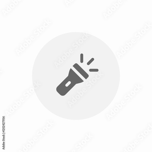 flash light icon sign vector