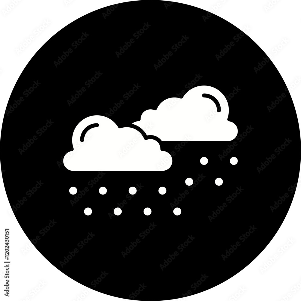 Heavy Snows icon single vector illustration Heavy Snows icon single vector illustration