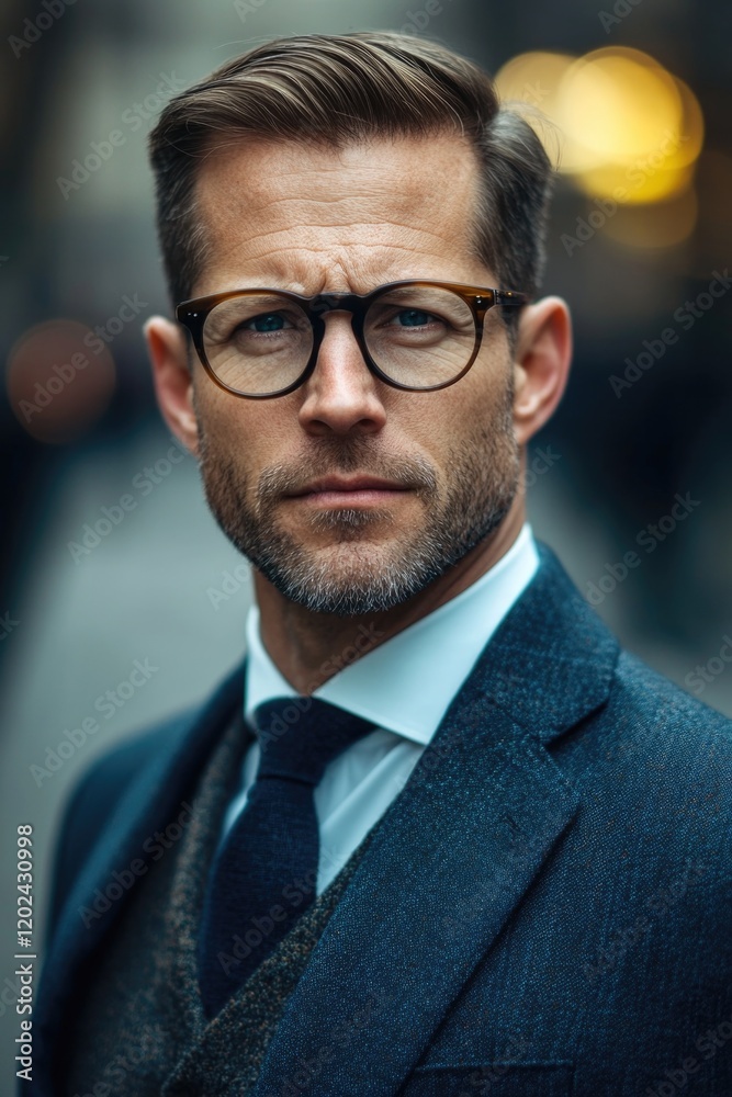 Man in Suit and Tie Looking at Camera Man in Suit and Tie Looking at Camera