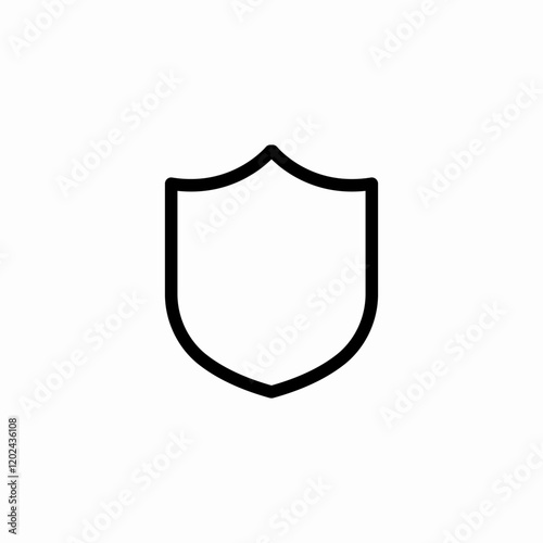 protection shield icon sign vector