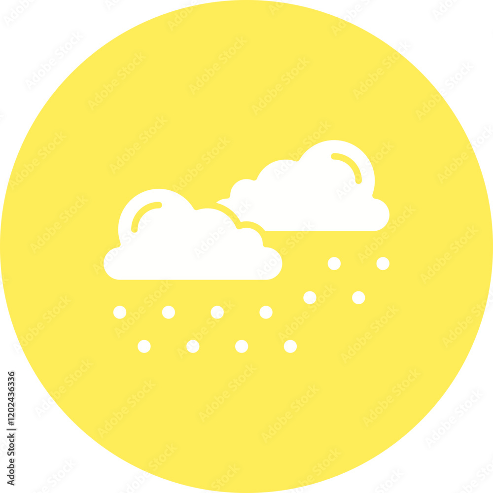 Heavy Snows icon single vector illustration Heavy Snows icon single vector illustration