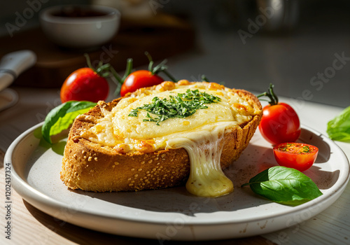 toast with cheese photo