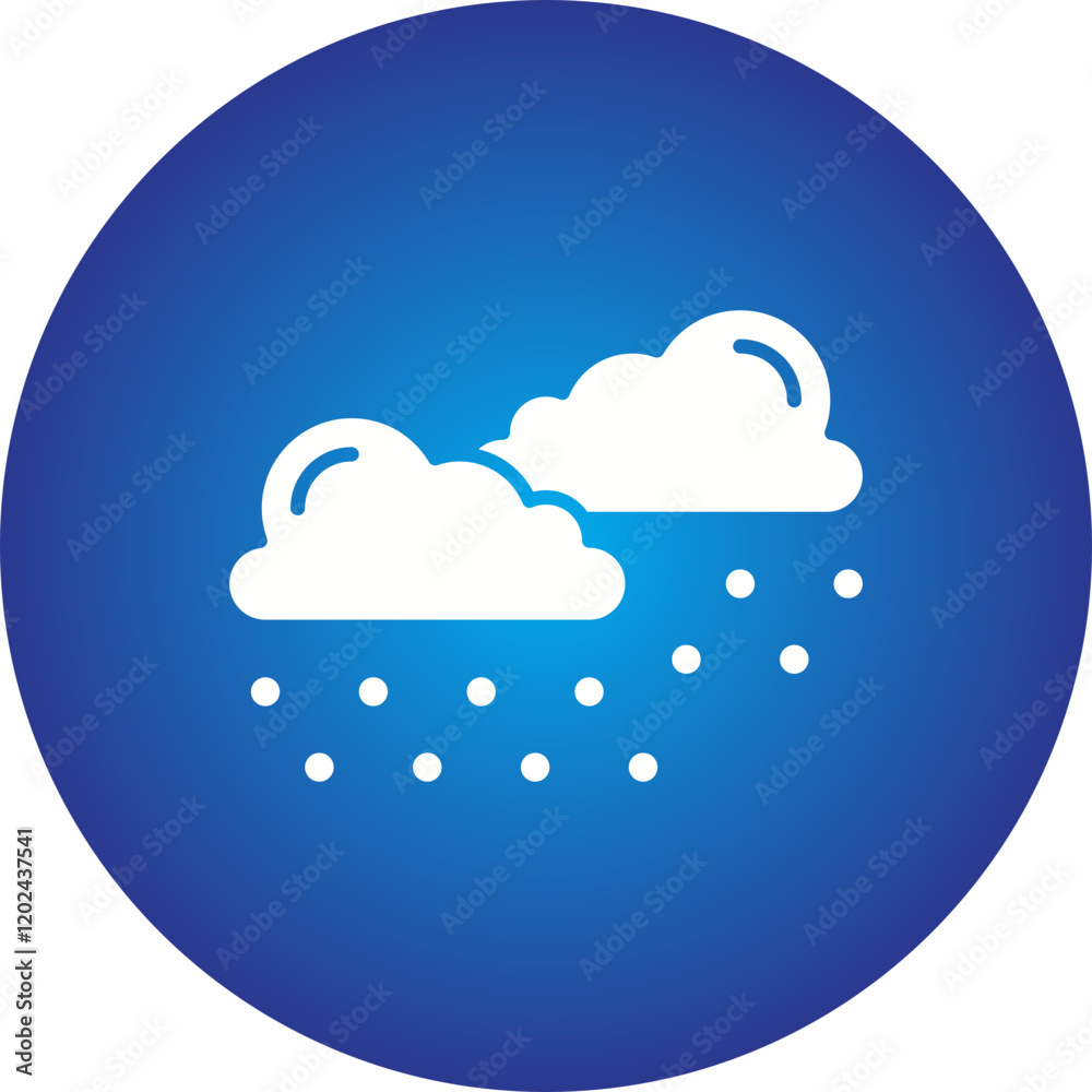 Heavy Snows icon single vector illustration Heavy Snows icon single vector illustration