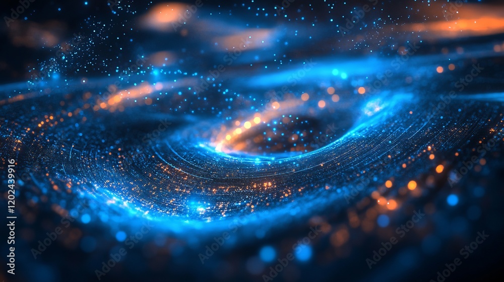 Abstract Futuristic Data Network Background Abstract Futuristic Data Network Background