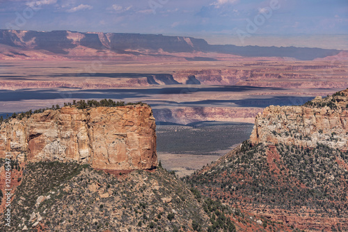 USA, Arizona, Grand Canyon National Park. Vermilion Cliffs and Marble Canyon landscape. photo