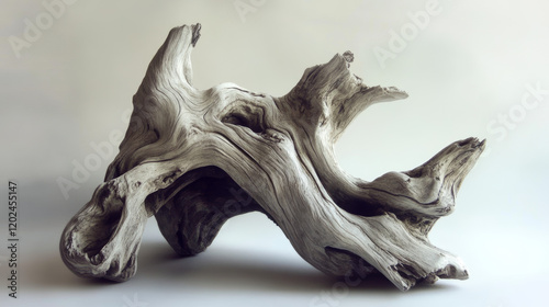 A weathered and aged texture, often light or grayish brown, with rough and uneven grain patterns that suggest exposure to the elements.