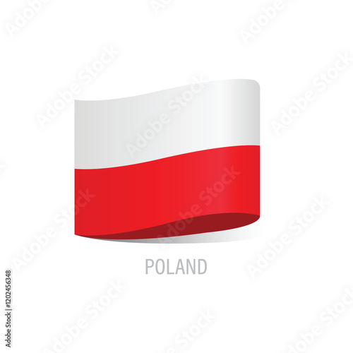Flag Of Poland Vector Design. Free Download Flag Of Poland Vector Design. - GFXLoad