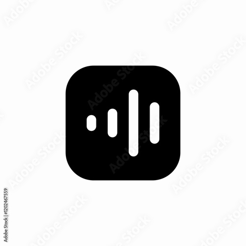 sound file dark icon sign vector