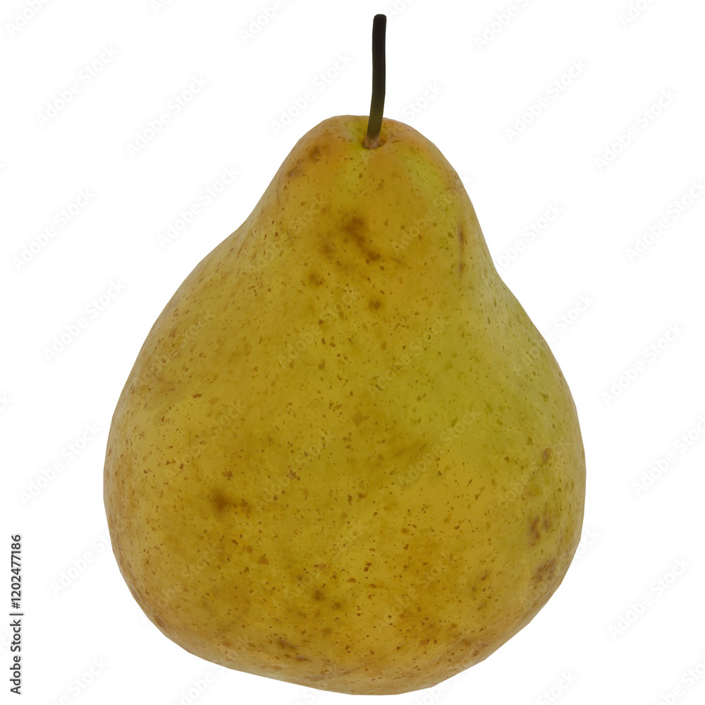 3d render pear fruit with transparent background 3d render pear fruit with transparent background