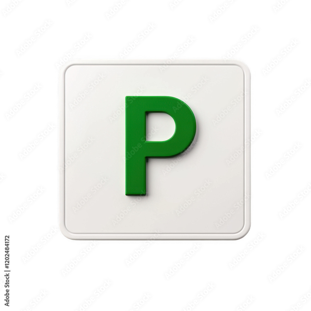 A green letter A green letter