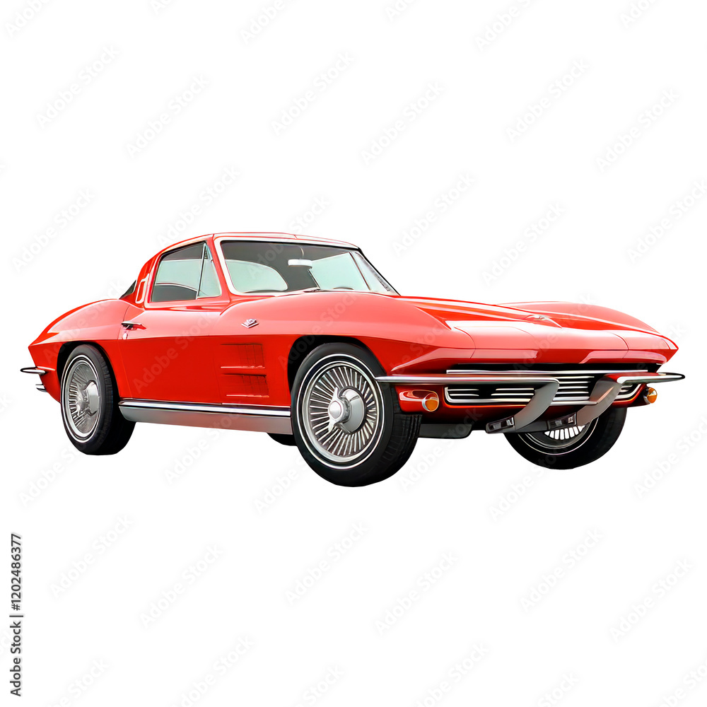 Retro car, isolated on transparent background. PNG element. Retro car, isolated on transparent background. PNG element.