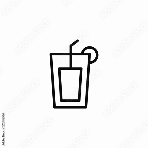 fresh drink icon sign vector