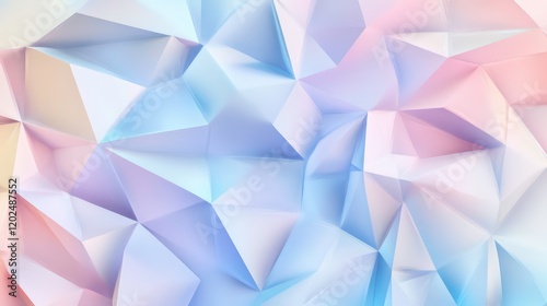 Abstract pastel low-poly background.