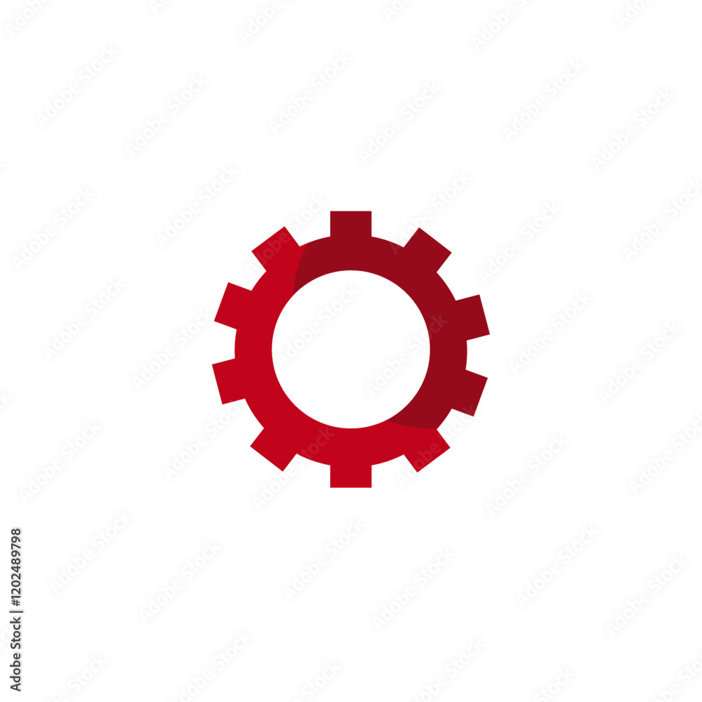 Settings icon flat vector design Settings icon flat vector design