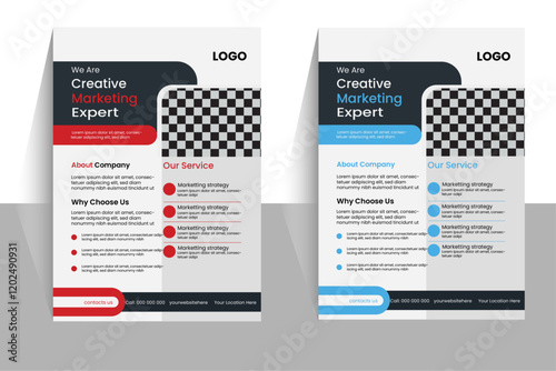 Degital Flyer templet vector set grapic business element mockup design uploded.