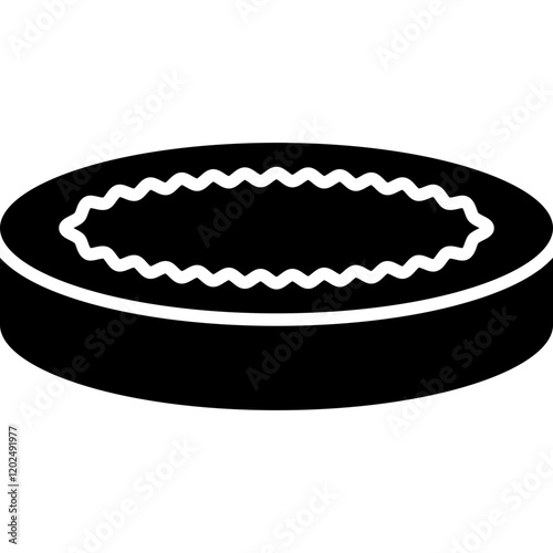 Creme Brulee icon single vector illustration