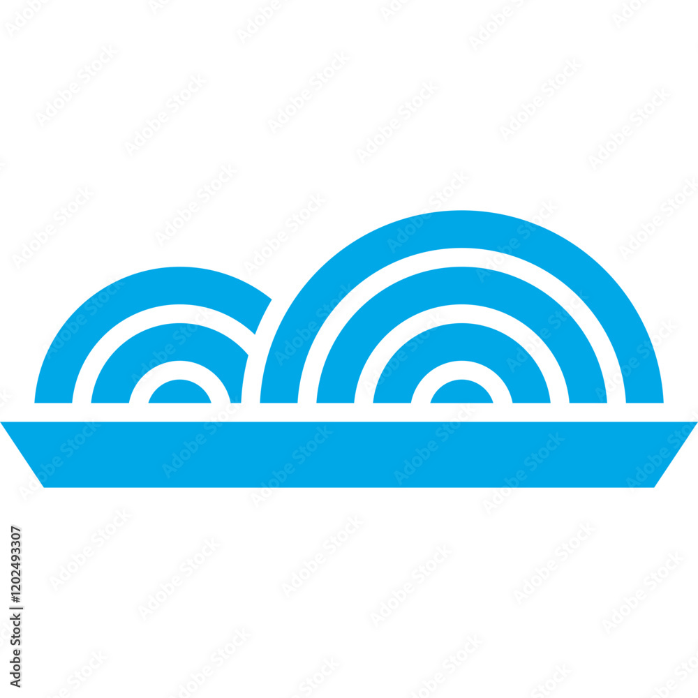 Fettucini Alfredo icon single vector illustration Fettucini Alfredo icon single vector illustration