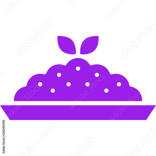 Risotto icon single vector illustration