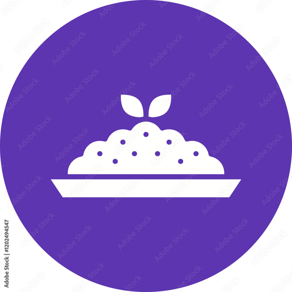 Risotto icon single vector illustration Risotto icon single vector illustration